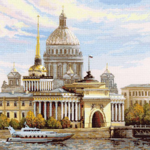 В рамке Санкт-Петербург. Адмиралтейская набережная Набор для вышивания Риолис 1283
