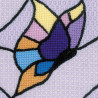 4_2 Витраж бабочки Набор для вышивания подушки, пано Риолис