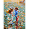  Танец на воде Раскраска картина по номерам на холсте Белоснежка 288-AS