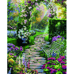 Внешний вид коробки Прекрасный сад Раскраска картина по номерам Schipper (Германия) 9130804