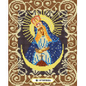 Богородица Остробрамская Канва с рисунком для вышивки бисером Божья коровка