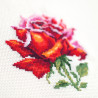 Фрагмент Красная роза Набор для вышивания Чудесная игла 150-003