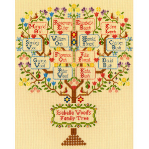  Традиционное семейное дерево Набор для вышивания Bothy Threads XBD2
