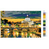 Схема Вечер в Риме Раскраска по номерам на холсте Живопись по номерам GP09