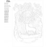Схема Лесной гость Раскраска по номерам на холсте Живопись по номерам ZAKAZ023