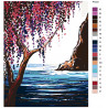 Раскладка Весна на море Раскраска картина по номерам на холсте RA222