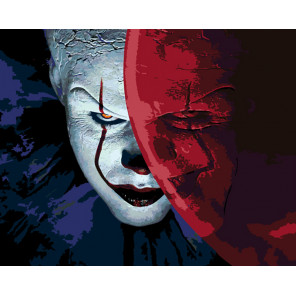  Улыбка клоуна Раскраска картина по номерам на холсте Z-101100101