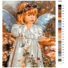 Раскладка Тихий ангел Раскраска по номерам на холсте Живопись по номерам KTMK-60868