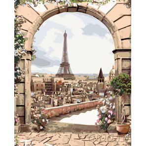 схема Гостеприимный Париж Раскраска по номерам на холсте Живопись по номерам KTMK-50883