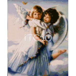 "Светлые ангелочки" Алмазная вышивка (мозаика) Iteso
