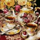 Чайный натюрморт Алмазная вышивка (мозаика) Iteso