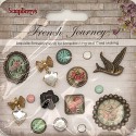 Французское путешествие Набор декоративных брадсов Scrapberry's