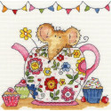 Мышка в чайнике Набор для вышивания Bothy Threads