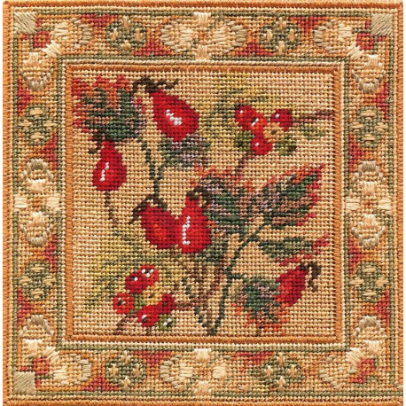  Rose Hips & Bryony Набор для вышивания Derwentwater Designs  IM408