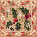 Holly & Mistletoe Набор для вышивания Derwentwater Designs 