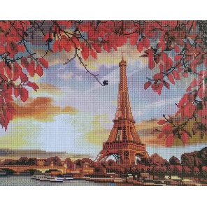  Осень в Париже Алмазная вышивка мозаика на подрамнике Painting Diamond GF2937