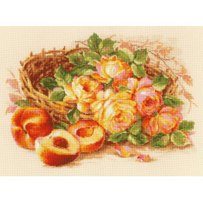  Сочный персик Набор для вышивания Риолис 1827