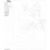 Контрольный лист Красная кошка Раскраска картина по номерам на холсте A600-80x120