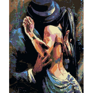 3 В ритме танго (художник Колин Стэплес) Раскраска по номерам на холсте Живопись по номерам
