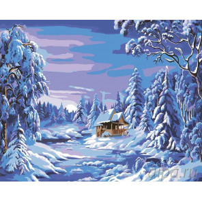 3 Волшебство зимы (художник Ники Боэм) Раскраска по номерам на холсте Живопись по номерам