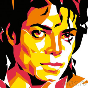 Раскладка Майкл Джексон Раскраска картина по номерам на холсте PA19