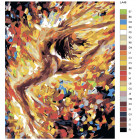 Раскладка Хореография Раскраска картина по номерам на холсте LA46