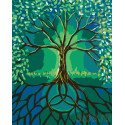 Дерево мира Раскраска по номерам на холсте Живопись по номерам