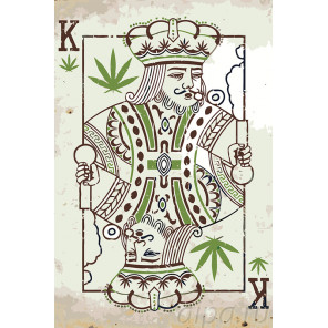  Карточный король Раскраска по номерам на холсте Живопись по номерам Z-AB86