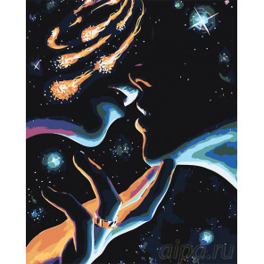Макет Вселенная влюбленных Раскраска картина по номерам на холсте FT09