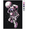 Макет Космический спорт Раскраска картина по номерам на холсте RA323-100x150