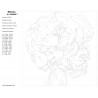 Контрольный лист Бурное цветение Раскраска картина по номерам на холсте Z-AB190-100x100