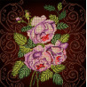  Бархатная роза Ткань с рисунком Божья коровка 0023