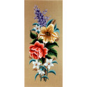 Весенние цветы Канва жесткая с рисунком для вышивки Gobelin L