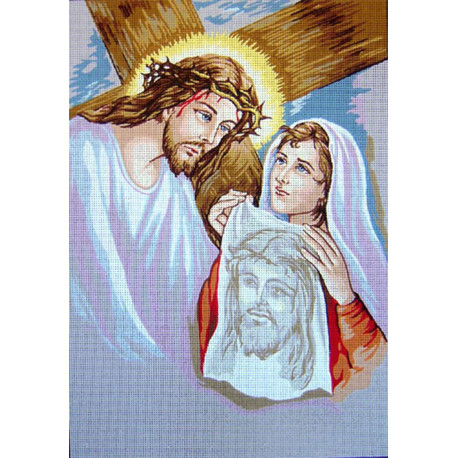 Святой Крест Канва жесткая с рисунком для вышивки Gobelin L
