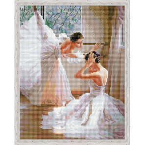  Урок балета Алмазная мозаика на подрамнике QA200353