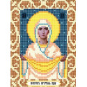 Богородица Покрова Ткань для вышивания с нанесенным рисунком Божья коровка