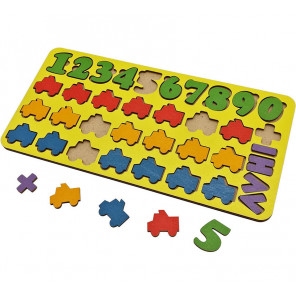  Машинки арифметика Игра развивающая деревянная 6101251