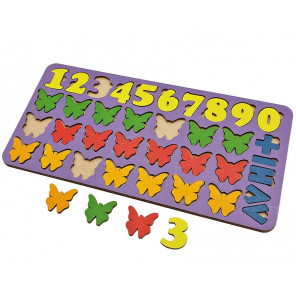  Бабочки арифметика Игра развивающая деревянная 6101211