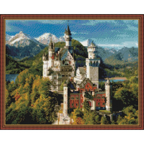 Замок в Германии Нойшванштайн Алмазная вышивка мозаика на подрамнике