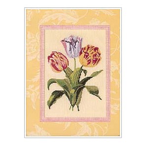 Набор для вышивания: Весенние тюльпаны, счетный крест