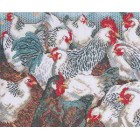Набор для вышивания: Леди-курицы ждут, счетный крест