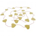 Сердечки гирлянда Заготовка из папье-маше Decopatch 