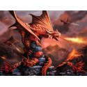 Огненный дракон Super 3D пазлы с эффектом трехмерного объемного изображения