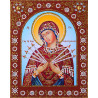  Пресвятая Богородица Семистрельная Алмазная картина фигурными стразами IF003