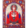  Образ Пресвятой Богородицы Неупиваемая Чаша Алмазная картина фигурными стразами IF019