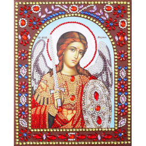  Святой Архангел Михаил Алмазная картина фигурными стразами IF012