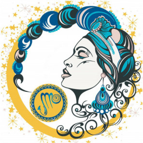 Девушка скорпион, знак зодиака Раскраска картина по номерам на холсте
