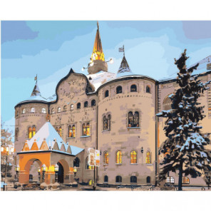 Достопримечательности Нижнего Новгорода 100х125 Раскраска картина по номерам на холсте