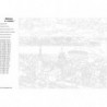 Стрелка на реке Волга, Нижний Новгород 100х125 Раскраска картина по номерам на холсте