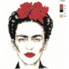 Портрет Фриды Кало поп-арт Раскраска картина по номерам на холсте